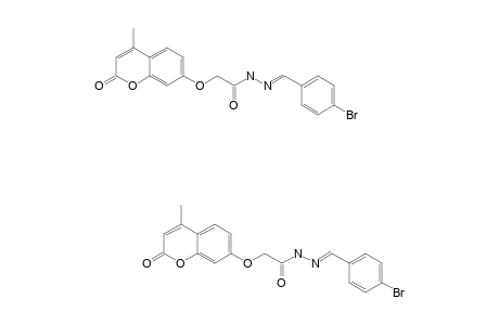 N'-(4-BROMOBENZYLIDENE)-2-[(4-METHYL-2-OXO-2H-CHROMEN-7-YL)-OXY]-ACETOHYDRAZIDE