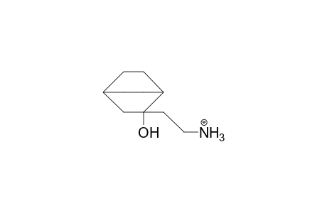 2-(2-Amino-ethyl)-bicyclo(2.2.2)octan-2-ol cation