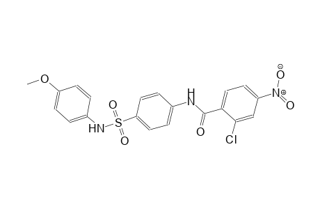 2-chloro-N-{4-[(4-methoxyanilino)sulfonyl]phenyl}-4-nitrobenzamide