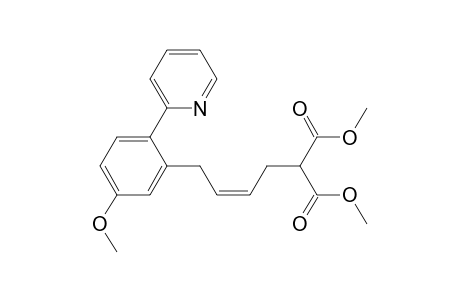 (Z)-Dimethyl 2-[4-{5-methoxy-2-(pyridin-2-yl)phenyl}but-2-en-1-yl]malonate