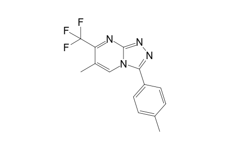 3-(4-Methyl-phenyl)-7-trifluoromethyl-6-methyl[1,2,4]triazolo[4,3-a]-pyrimidine