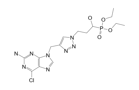 DIETHYL-3-[4-[(2-AMINO-6-CHLORO-9H-PURIN-9-YL)-METHYL]-1H-1,2,3-TRIAZOL-1-YL]-1-HYDROXYPROPYLPHOSPHONATE