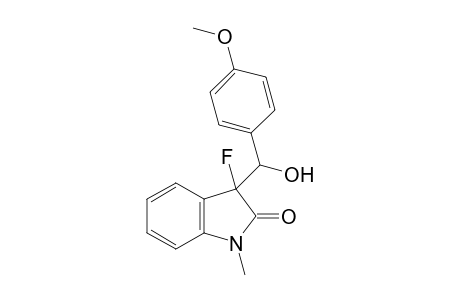 (RS)-3-Fluoro-3-[(RS)-hydroxy(4-methoxyphenyl)methyl]-1-methylindolin-2-one