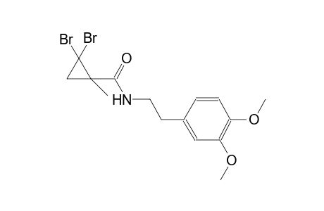 2,2-dibromo-N-[2-(3,4-dimethoxyphenyl)ethyl]-1-methylcyclopropanecarboxamide