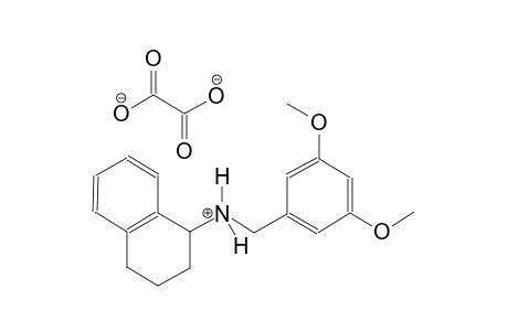 N-(3,5-dimethoxybenzyl)-1,2,3,4-tetrahydronaphthalen-1-aminium oxalate
