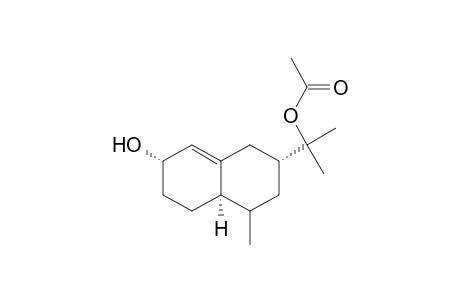 (2.alpha.,4a.alpha.,7.alpha.)-(+)-1,2,3,4,4a,5,6,7-Octahydro-7-hydroxy-.alpha.,.alpha.,4-trimethyl-2-naphthalenemethanol .alpha.-acetate