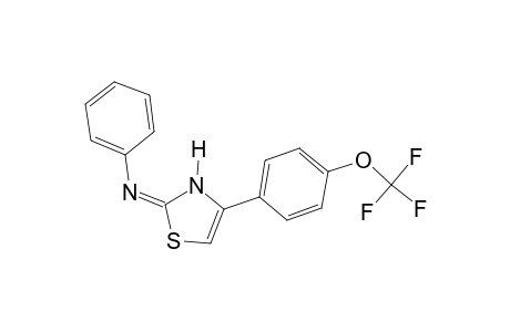 (Phenyl)[4-(4-trifluoromethoxyphenyl)-3H-thiazol-2-ylidene]amine