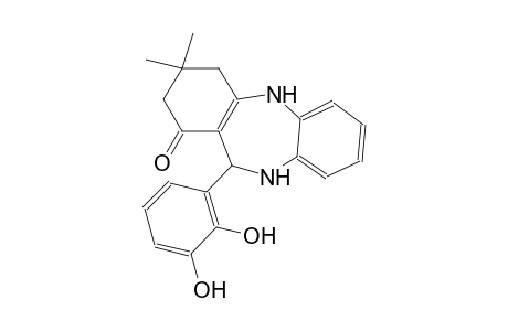 11-(2,3-dihydroxyphenyl)-3,3-dimethyl-2,3,4,5,10,11-hexahydro-1H-dibenzo[b,e][1,4]diazepin-1-one