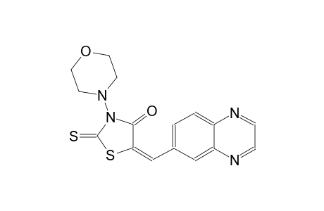 4-thiazolidinone, 3-(4-morpholinyl)-5-(6-quinoxalinylmethylene)-2-thioxo-, (5E)-
