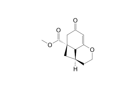 Methyl 2-oxa-9-oxotricyclo[5.3.1.0(1,11)]undec-1(10)en-7-carboxylate