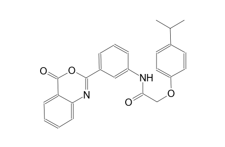 2-(4-isopropylphenoxy)-N-[3-(4-oxo-4H-3,1-benzoxazin-2-yl)phenyl]acetamide