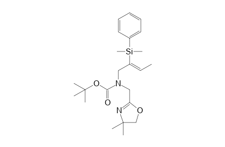 2-[N-(Butoxycarbonyl)-N-((2'-phenyldimethylsilyl)but-2'(Z)-enyl)aminoethyl]-4,4-dimethyl-1,3-oxazoline