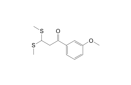 3,3-Bis(methylthio)-1-(3-methoxyphenyl)-1-propanone