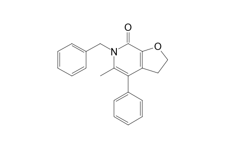 6-Benzyl-2,3-dihydro-5-methyl-4-phenylfuro[2,3-c]pyridin-7(6H)-one