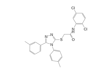 N-(2,5-dichlorophenyl)-2-{[5-(3-methylphenyl)-4-(4-methylphenyl)-4H-1,2,4-triazol-3-yl]sulfanyl}acetamide