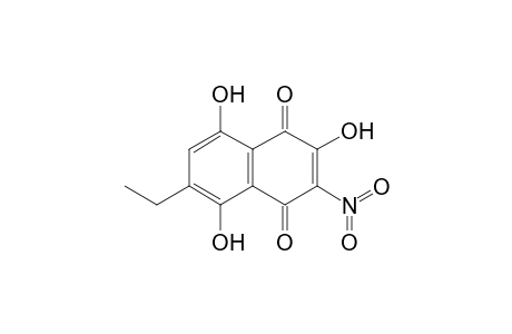6(7)-Ethyl-2,5,8-trihydroxy-3-nitronaphthalene-1,4-dione