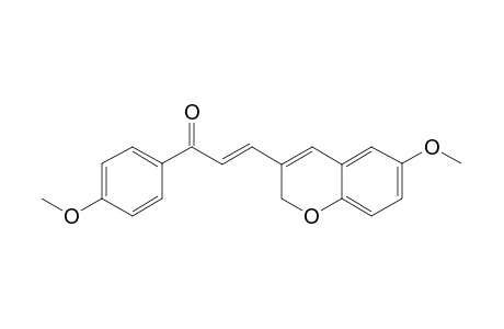 (E)-3-(6-METHOXY-2H-CHROMEN-3-YL)-1-(4-METHOXYPHENYL)-PROP-2-EN-1-ONE