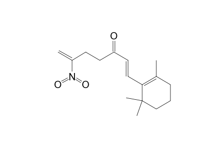 1,6-Heptadien-3-one, 6-nitro-1-(2,6,6-trimethyl-1-cyclohexen-1-yl)-, (E)-