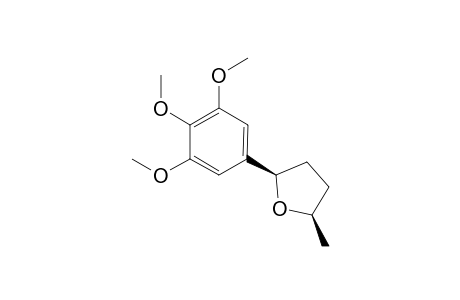 2-Methyl-5-(3,4,5-trimethoxyphenyl)tetrahydrofuran