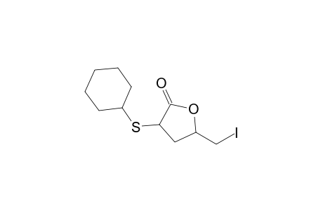 4,5-Dihydro-3-cyclohexylsulfanyl-5-iodomethyl-2(3H)-furanone