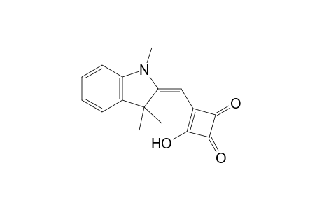3-hydroxy-4-[(E)-(1,3,3-trimethyl-2-indolylidene)methyl]cyclobut-3-ene-1,2-dione