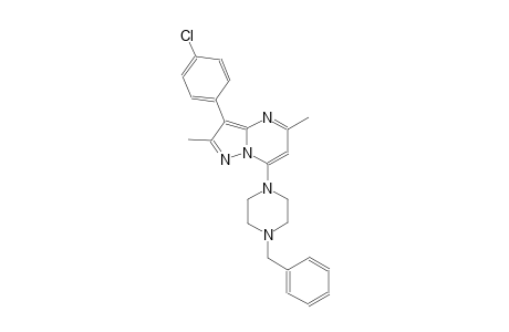7-(4-benzyl-1-piperazinyl)-3-(4-chlorophenyl)-2,5-dimethylpyrazolo[1,5-a]pyrimidine