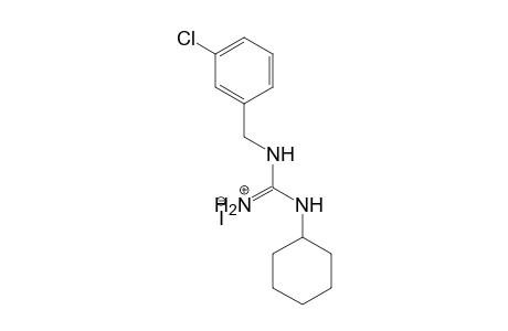 Guanidine, N-[(3-chlorophenyl)methyl]-N'-cyclohexyl-, monohydriodide