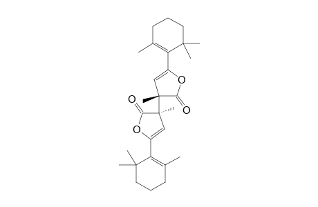 3R,3'S-BIS-[3-METHYL-5-(1',3',3'-TRIMETHYLCYCLOHEX-1'-EN-2'-YL)-2(1H)-FURANONE]