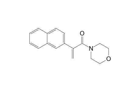 1-(Morpholin-4-yl)-2-(2-naphthyl)propenone