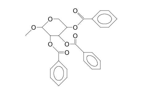 Methyl 2,3,4-tri-O-benzoylpentopyranoside