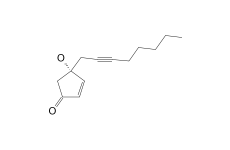 4-HYDROXY-4-(2-OCTYNYL)-2-CYCLOPENTENONE