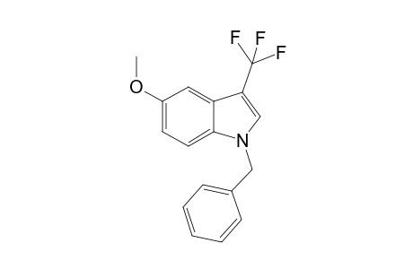 1-Benzyl-5-methoxy-3-(trifluoromethyl)-1H-indole