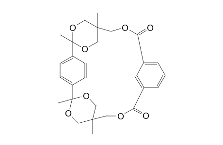 5,8,13,16-Tetramethyl-2,19-dioxo-3,7,14,18,25,28-hexaoxapentacyclo[18.3.2(5,8).2(9,12).2(13,16).2(1,20)]triaconta-1(30),9,11,20,22,26-hexaene