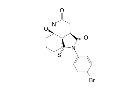 (3AR,6ARS,10ARS)-2-(4-BROMOPHENYL)-6A-HYDROXY-1-THIOXO-DODECAHYDRO-PYRROLO-[3,4-D]-QUINOLINE-3,5-DIONE