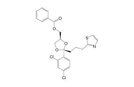 cis-[2-(2,4-DICHLOROPHENYL)-2-[3-(2-THIAZOLYL)-PROPYL]-4-(BENZOYLOXY-METHYL)]-1,3-DIOXOLANE