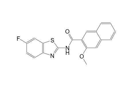 N-(6-fluoro-1,3-benzothiazol-2-yl)-3-methoxy-2-naphthamide