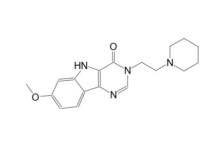 7-methoxy-3-[2-(1-piperidinyl)ethyl]-3,5-dihydro-4H-pyrimido[5,4-b]indol-4-one