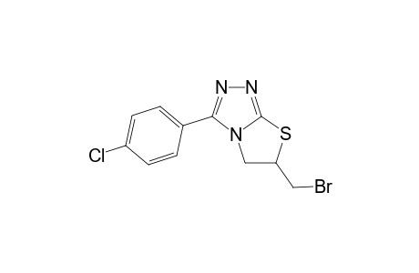 6-(bromomethyl)-3-(4-chlorophenyl)-5,6-dihydro[1,3]thiazolo[2,3-c][1,2,4]triazole