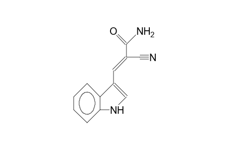 2-Cyano-3-(indol-3-yl)-acrylamide
