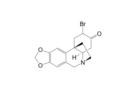 Crinan-3-one, 2-bromo-, (2.beta.)-(.+-.)-