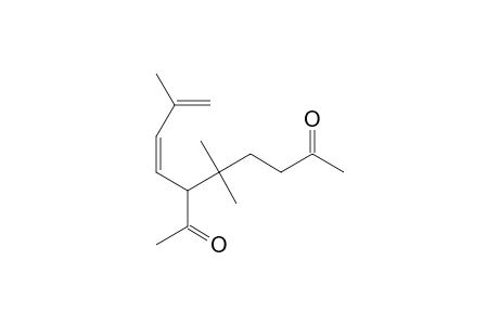 4,4-Dimethyl-3-[(1Z)-3-methyl-1,3-butadienyl]-2,7-octanedione
