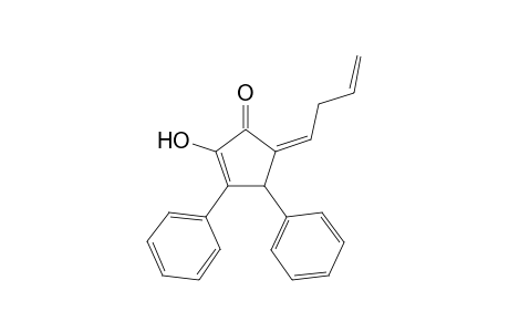 2-Hydroxy-5-(but-3-en-(Z)-ylidene)-3,4-diphenyl-cyclopent-2-enone