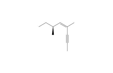 (Z,6S)-4,6-dimethyloct-4-en-2-yne