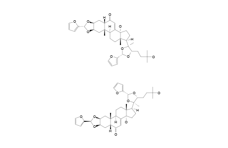 2,3-O-[(1'-RS)-FURFURYLIDENE]-20,22-O-[(1'-R)-FURFURYLIDENE]-20-HYDROXYECDYZONE;MIXTURE_OF_ISOMERS