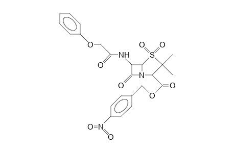 Phenoxymethyl-penicillic acid, 4-nitro-benzyl ester 1,1-dioxide