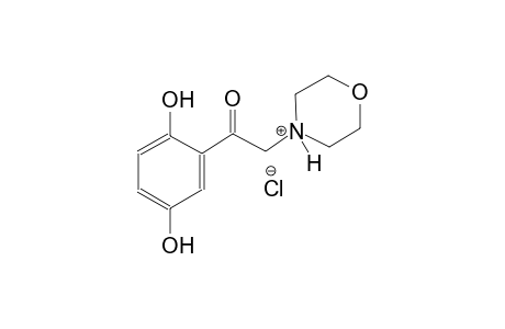 morpholinium, 4-[2-(2,5-dihydroxyphenyl)-2-oxoethyl]-, chloride