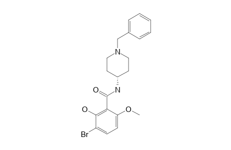 N-[1-(benzyl)-4-piperidyl]-3-bromo-2-hydroxy-6-methoxy-benzamide