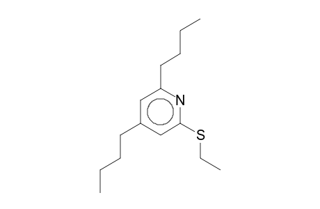 Pyridine, 2,4-dibutyl-6-(ethylthio)-