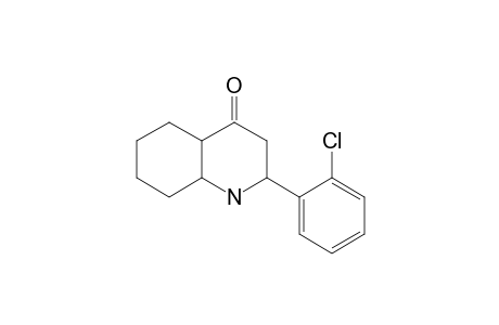 2-(2'-CHLOROPHENYL)-TRANS-DECAHYDROQUINOLIN-4-ONE