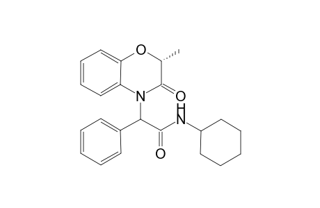 (2R,S)-N-Cyclohexyl-2-{(2R)-2-methyl-3-oxo-2H-benzo[b][1,4]-oxazin-4(3H)-yl}-2-phenylacetamide